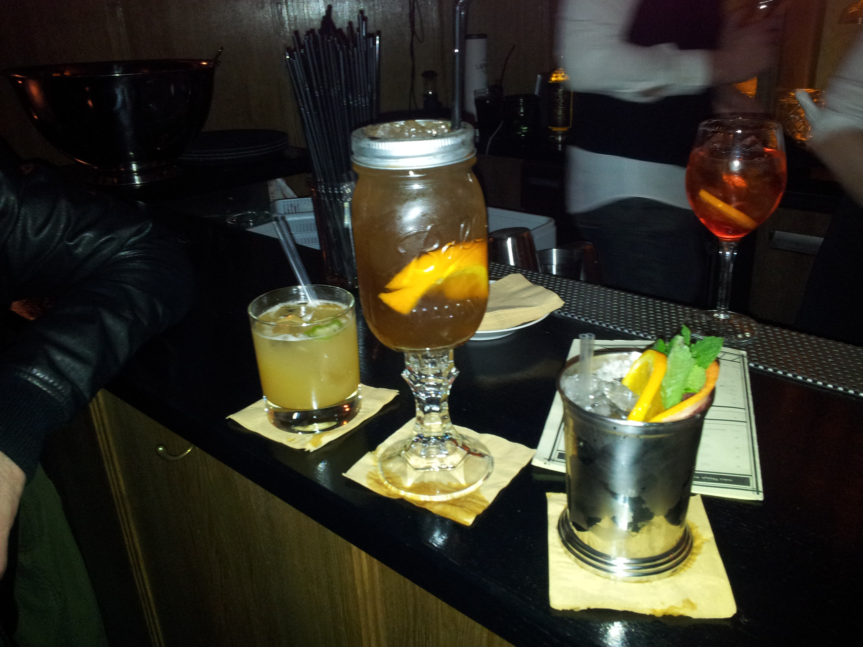 Les cocktails du Moonshiner, speakeasy à Paris