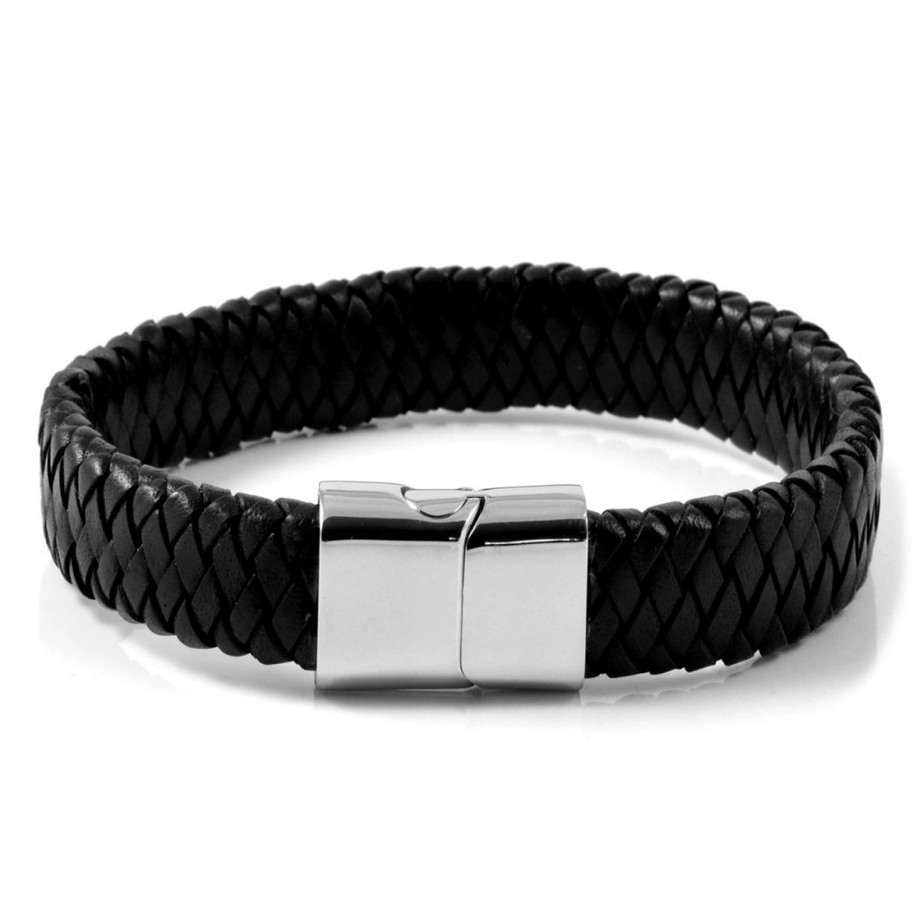 bracelet trendhim cuir noir